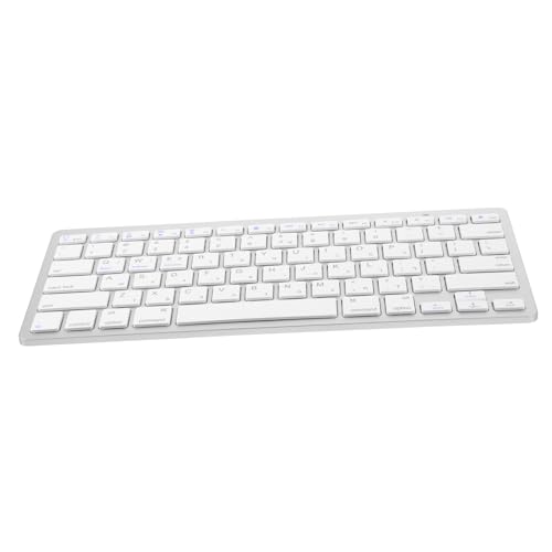 Teclado hebreo SHINEOFI inalámbrico y silencioso para trabajar en cafeterías o bibliotecas