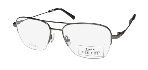 Lunettes de vue Timex 5:24 Pm demi-cerclées pour homme d'affaires
