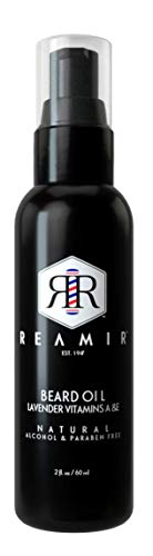 Reamir Beard Conditioning Oil - Grooming For Men - Softens Nourishes Beard Hair - Helps Beard Grow Faster And Thicker - All Natural Oils 2 Oz #TOP1