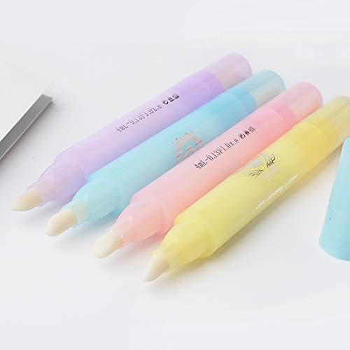 Artlalic 1Pc Nail Art Polish Corrector Removal Pen + 3Pcs Replacement Tips Cleaner Erase Removal Mistake Refillable Manicure Tools #TOP3