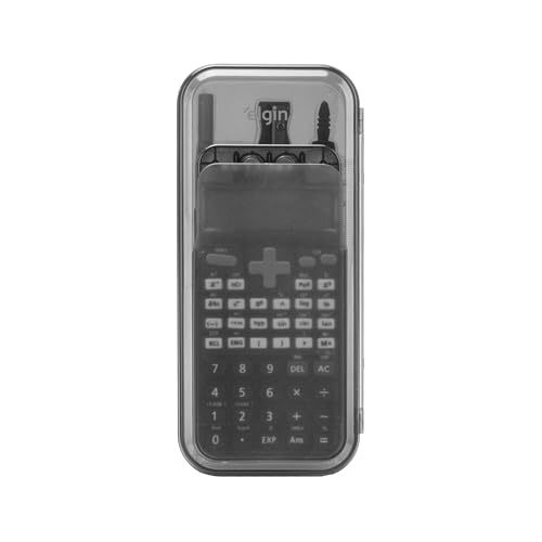 Calculadora científica Elgin com kit cálculos e 240 funções