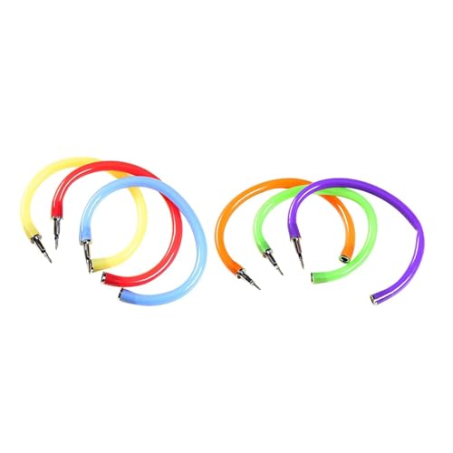 Bolígrafos de pulsera flexibles para niños, pack de 10 bolis de plástico de colores para la escuela