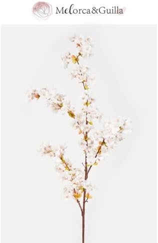 Melorca&Guilla Artificial Flowers,3PCS 39.3" Silk Flowers Cherry Blossom Stems for Vase Filler,Faux Branches Fake Flowers Artificial Plants & Flowers for Home Decoration