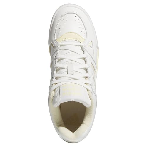 adidas Damen Midcity Low Shoes Basketball-Schuhe, core White/Easy Yellow/core White, 40 EU