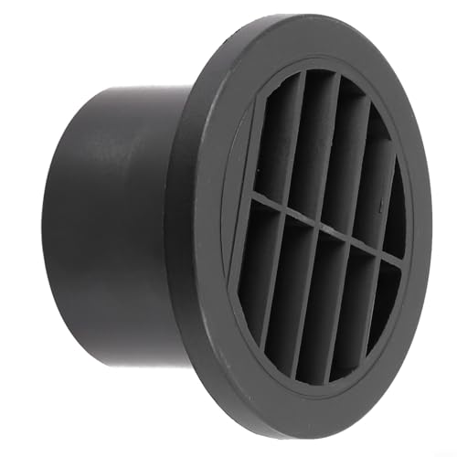Belnotelt Black Plastic Diesel Heater Air Vent 75mm Warm Air Ducting Rotatable Directional Outlet for Webasto Marine Boat Heating System Camper Van Parts