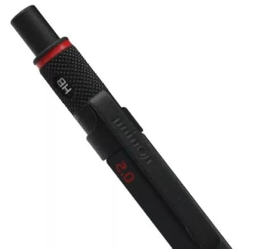 for Old Pencil Black Knurled 0.5 mm Pencil in Red