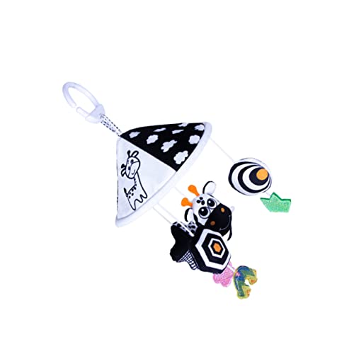 MOLUCKFU ベビーベッドベル トイ なだめるおもちゃ 車 赤ちゃんぶら下げガラガラ 動物の のおもちゃ チャイム 赤ちゃんの鳴き声のおもちゃ ペンダント ぬいぐるみ