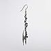 Gothic Vine Wrapped Executioner's Axe Medieval Renaissance Dangle Earrings
