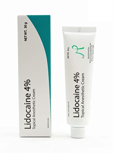 MOHNARK Lidocaine 4% Topical Anesthetic Cream for Muscle and Joint Pain