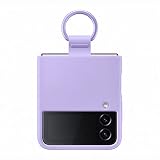 Samsung Silicone Cover with Ring custodia con anello per Galaxy Z Flip4, Lavanda