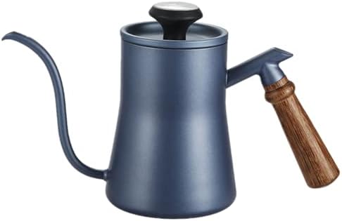 コーヒー ポット 蓋付き ドリップケトル パー やかん プロ 細口ポット ステンレス鋼製 ブランド激安セール会場 Ptfeコート 業務用 耐久性 ブルー 温度計付き ガス火 Ih対応 紅茶 550ml 普段には自宅や珈琲店でコーヒー お茶などを入れる時に大活躍します