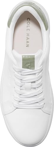 Cole Haan Cole Haan Women's Grand Crosscourt Joy Platform Sneakers, White/Oil Green Croc Print, 9.5-C US
