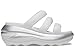 Crocs Unisex Mega Crush Triple Strap Sandal Moonlight/Silver Metallic Men 7 Women 9 Medium