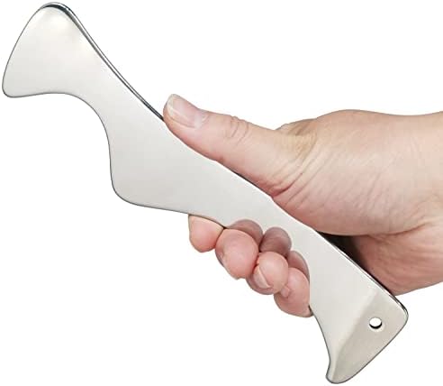 Fstcrt Muscle Scraper Tool,Gua Sha Tool, Scraping Massage Tools, Stainless Steel Scraping, IASTM Tools, Myofascial Scraping Tools to Physical Therapy for Scar Tissue, Soft Tissue，Relieve Body Pain