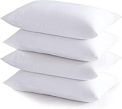 AmigoZone 4 Pack Pollycotton Hotel Quality Bed pillows, Non allergenic Super Support Side sleeper, Premium Quality Bounce Back Pillow Pack of 4