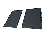 COMODA Y SEGURA Pack de 2 Fuentes de Pizarra Rectangular 30x20 Cm, Bandeja para el Sushi/quesos/postres/ tapas / aperitivos/comida. Plato de Pizarra Negra Natural, platos,vajilla moderna , pizarras para hostelería.