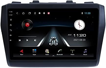 Modorwy Car Android Stereo | 9 inch QLED HD Touch Display | OS 13 Stereo Double Din Car Multimedia Player | 2GB & 32GB | incl. AHD Camera & Frame Compatible with Maruti Swift 2018-2023 - 1 Year Wrnty