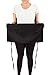 KNG Waitress Apron with 3 Pockets – 11 inch Waist Apron - Black