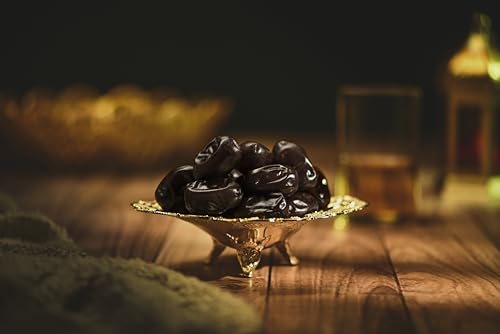 Image of Kimia Dates Original Mazafati Dates - Pack of 1 (400gm) | Juicy & Delicious Khajoor, Khajur | Healthy Snacks | Rich in Fibre | Perfect for Snacking (Plastic Box)