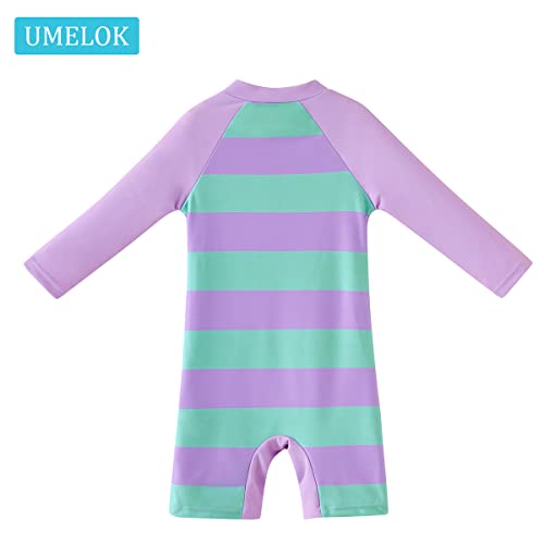 Image of UMELOK Baby Girl Swimsuit Infant UPF 50+ Bathing Suit Size Months