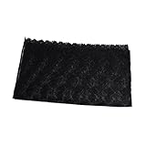 Nappe en dentelle domestique - un choix pour les amis, la famille lors d'une pendaison de crémaillère, nappes noires