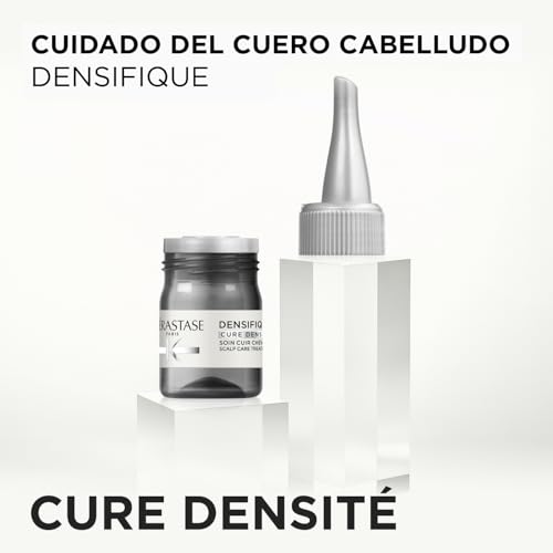 KéRastase Densifique Femme Cure, Cura Intensiva Per Una Maggiore Densità Dei Capelli, Trattamento Per La Perdita Dei Capelli, Con Stemoxidyne E Yang Complesso Per Volume, Densità, Energia E Forza, 42 - 3