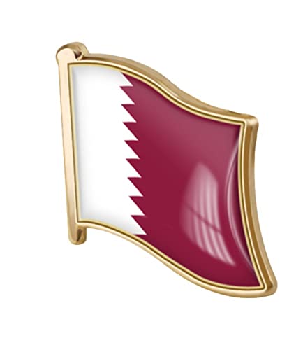 Image of vmcoatdu Country Flag Pin Badge International Travel Brooch Metal Alloy Souvenir Pin for Hat Clothes Backpack