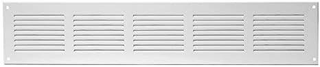 Steel Return Air Grilles - Sidewall and Ceiling - Air Vent Cover - HVAC - with Insect Protection Screen (16x6, White)