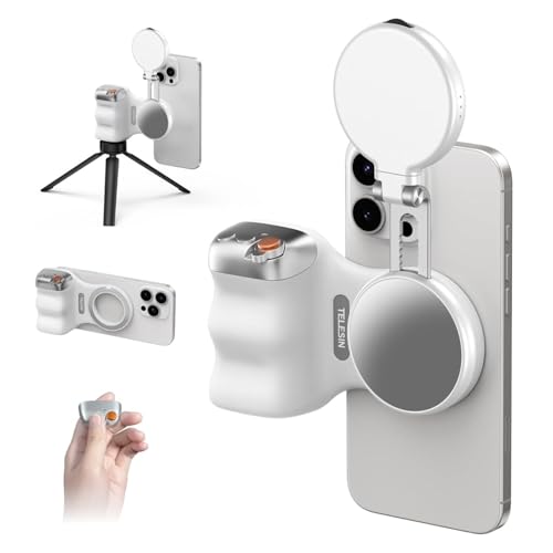 Fun Shot �}�O�l�b�g�O���b�v & �}�O�l�b�g�Z���t�B�[���C�g�AiPhone & Android �p�A���O���\�ȃ��C�����X�V���b�^�[�{�^���t�� (�O���b�v + ���C�g + �O�r)