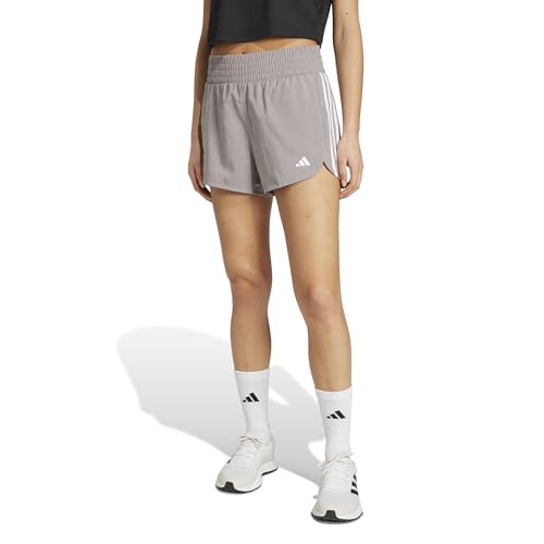Short de training adidas Pacer Woven femme taupe taille XS