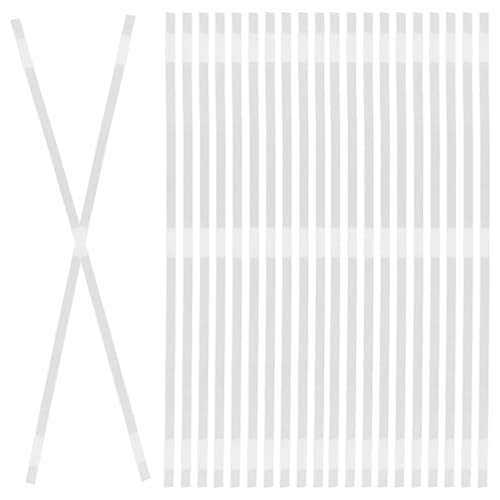 NUOBESTY 50Pcs Thermal Binding Glue Strips for Book Repair and Binding Adhesive Hot Melt Tape for Efficient Bookbinding Projects Quick Application for Daily Use