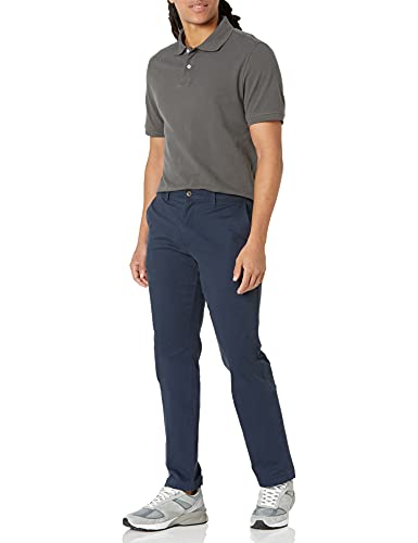 Amazon Essentials Men's Slim-Fit Casual Stretch Khaki Pant, Navy, 29W X 32L #TOP3