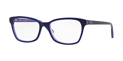 Ray-Ban Damen 0RX 5362 5776 54 Brillengestelle, Blau (Topo Blue/Lt Blue/Transp Violet)