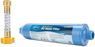 Camco TastePURE Marine/RV Water Filter | Reduces Bad Taste, Odor, Chlorine, and Sediment with a 20-Micron Sediment Filter and is Ideal for RVs, Campers, Travel Trailers, Boats, and More | (40043)