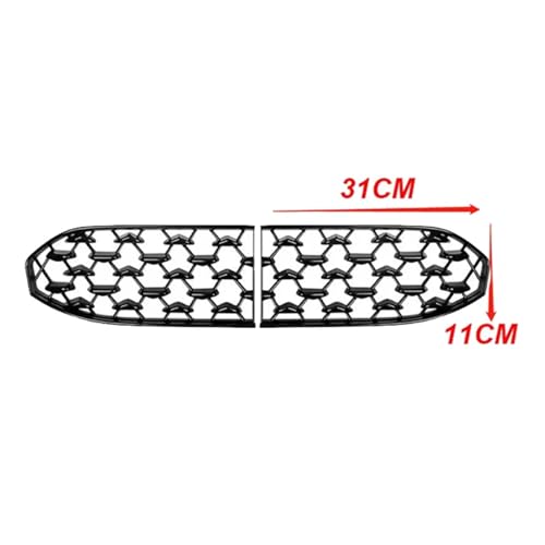 LUOWEINA Car Front Lower Grille, Fit For Mazda, CX30 CX-30 2020-2021 Bumper Grille Cover Decoration Przednia osłona zderzaka samochodowego