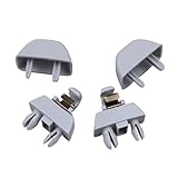 OPEZER 6R0857561 Grey Plastic Sun Visor Clip Hook Holder for VW for Polo for 6R for Passat for B7 for UP for Octavia for Rapid for Citigo 6RD857561