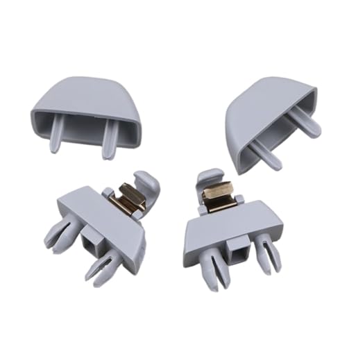 OPEZER 6R0857561 Grey Plastic Sun Visor Clip Hook Holder for VW for Polo for 6R for Passat for B7 for UP for Octavia for Rapid for Citigo 6RD857561