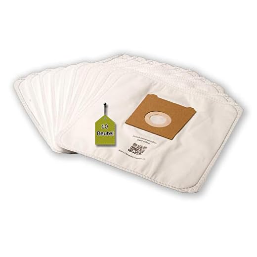 eVendix Dammsugarpåse kompatibel med Bosch BSGL5ZOODE Zoo'o ProAnimal, 10 dammsugarpåsar + 1 mikrofilter kompatibel med original Bosch dammsugarpåsar typ D, E, F, H, G XL, G XXL