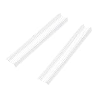 QUARKZMAN 1000 Stück Heftfäden für Etikettierpistole Standard, 10mm Tag Pins aus Kunststoff für Karton Etiketten mit Loch, Etikettierung von Kleidung und Textil, Transparent