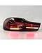 Turn Signal Lights for BMW 4 Series F32 F36 F82 for M4 Taillights 2014-2020 Car Tail Lights Parts Rear Lamp LED Signal Parking Lights(Full Set Smoke)