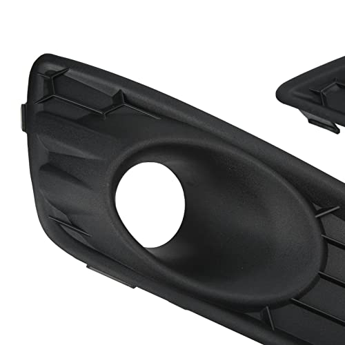 Aramox Grade de farol de neblina, 1 par de grade de luz de neblina de para-choque dianteiro D2BZ1526