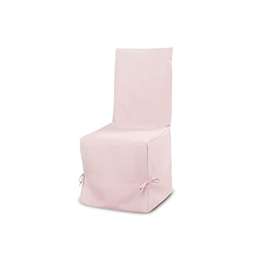 Soleil d'ocre Panama Cotton Chair Cover 37 x 50 x 115 cm Pink, 105x45 cm - Image 4