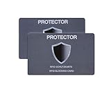 Die PROTECTOR Blocker-Karte macht alle 13.56 MHz Bankkarten, Ausweise und Reisepässe durch Abschirmung vor RFID und NFC Funkwellen für die Scanner unsichtbar.