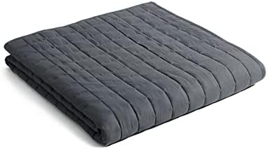YnM Exclusive 15lbs Weighted Blanket, Smallest Compartments with Glass Beads, Bed Blanket for One Person of 140lbs, Ideal for Twin or Full Bed (48×72 Inches, 15 Pounds, Dark Grey) YnM Exclusive 15lbs Weighted Blanket, Smallest Compartments with Glass Beads, Bed Blanket for One Person of 140lbs, Ideal for Twin or Full Bed (48×72 Inches, 15 Pounds, Dark Grey)