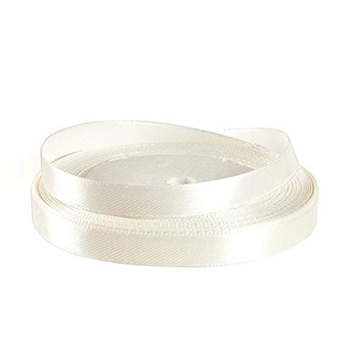 Doble faz soild color satinado cinta, cinta de tela de bricolaje satén de seda rollo para los arcos artesanales regalos fiesta de la boda