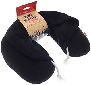 Soft Comfortable Hooded Neck Travel Pillow U Shape Airplane Neck Support Cushion with Hoodie