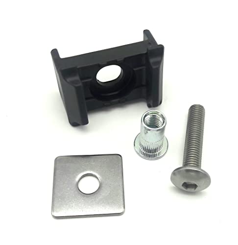 20x Auflagebock Befestigung Doppelstabzaun Zaun+Plättchen+Schraube...