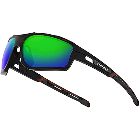 TOREGE Polarized Sunglasses Men Women Sports Fishing Cycling Running Trekking Sun Glasses TR31 Cover