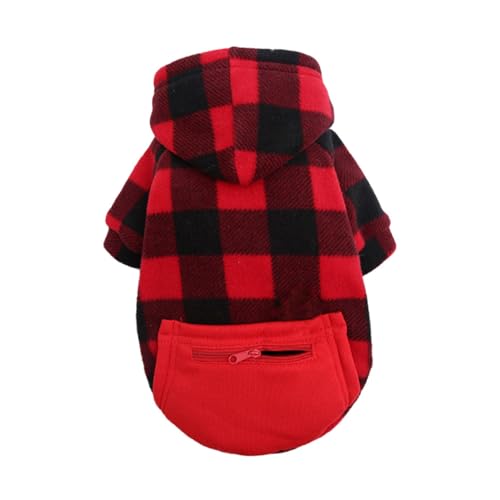 Disfraz de Santa para perro color rojo XL miniatura 1