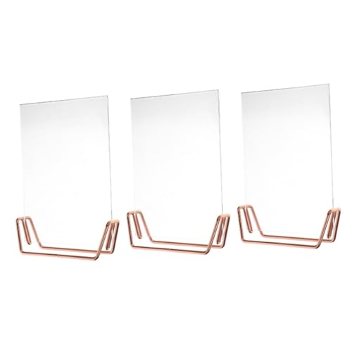 Chevalets pour affichage photo VILLCASE en acrylique stable et invisible pour votre maison
